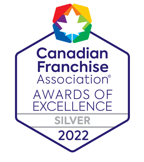 Canadian Franchise Association Award of Excellene 2022 Silver